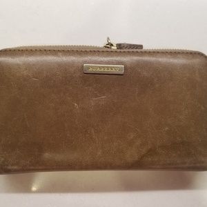 Authentic Burberry soft leather wallet